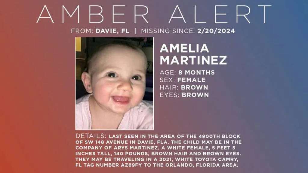 amber alert today — US news