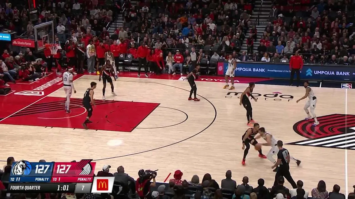 mavericks vs trail blazers — US news