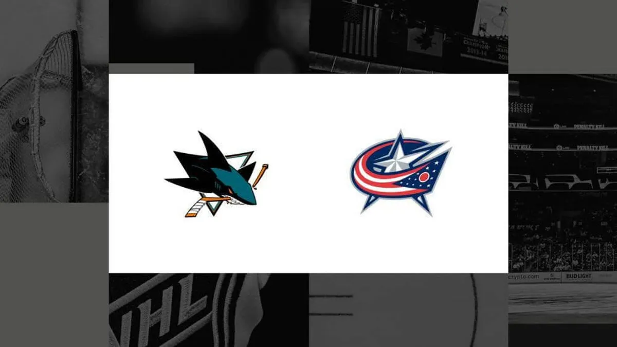 sharks vs blue jackets — US news