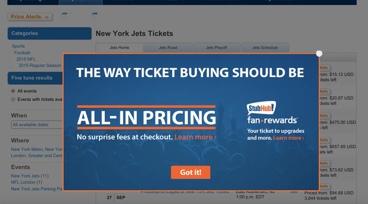 stubhub — US news