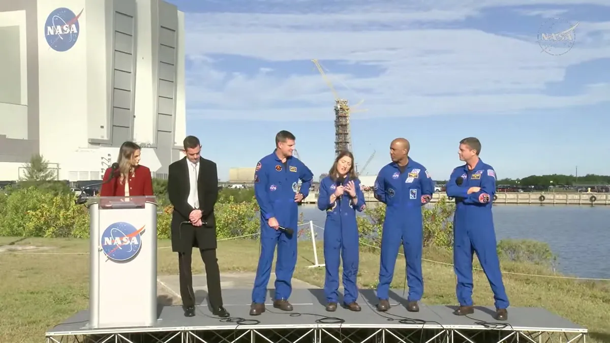 artemis ii crew earthset — US news