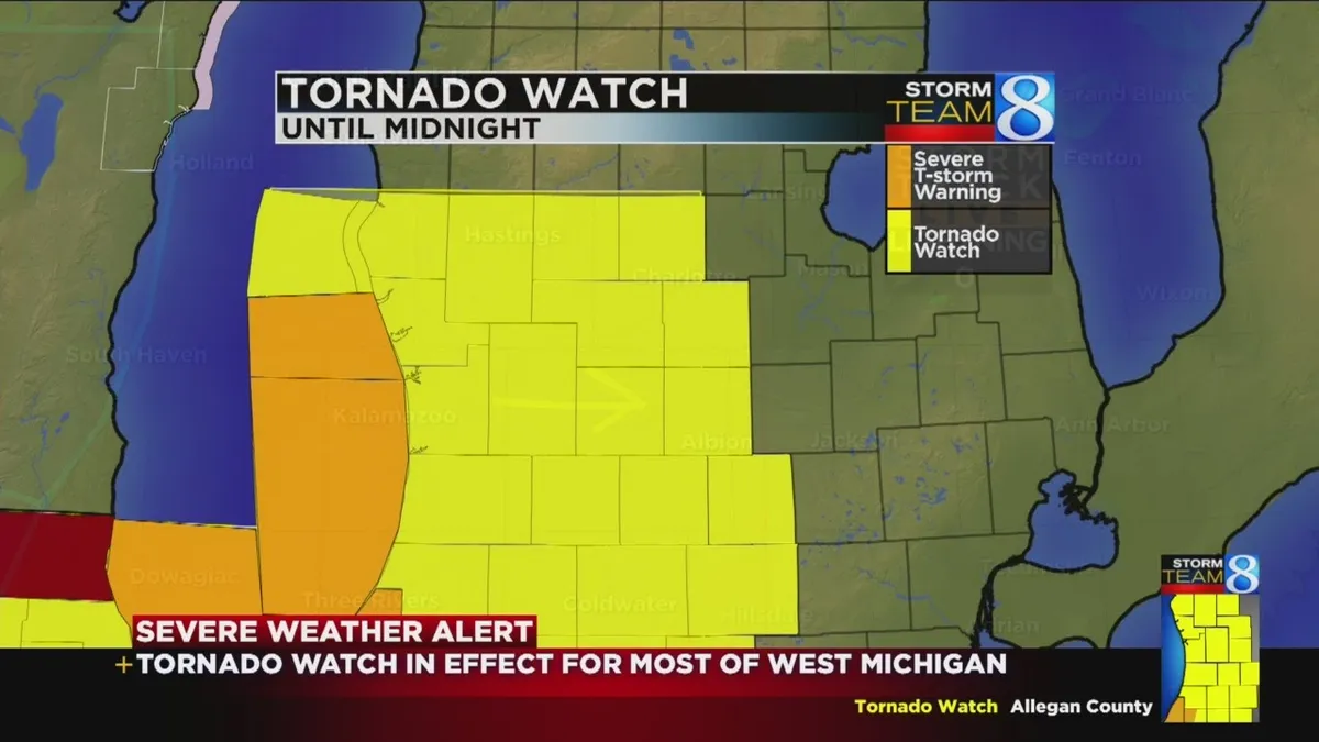 michigan tornado warning — US news