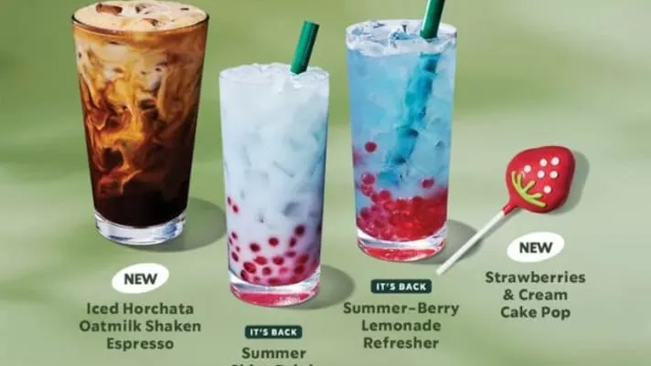 starbucks summer menu 2026 — US news