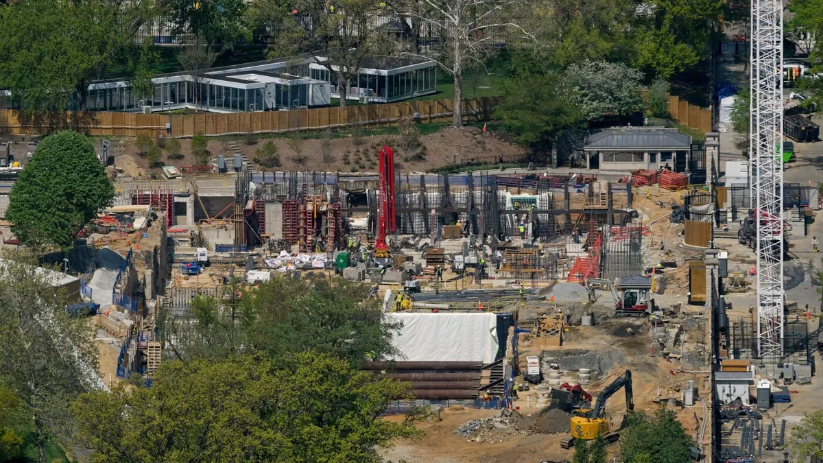 trump white house ballroom construction — US news