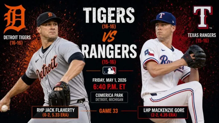 rangers vs tigers — US news