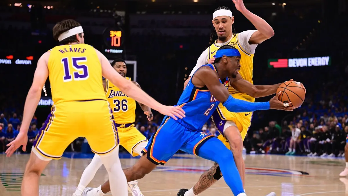 thunder vs lakers — US news