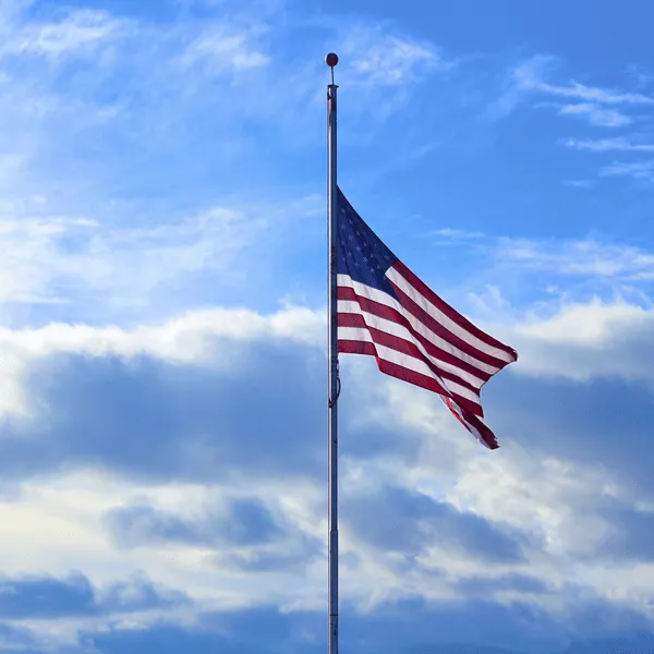 why is the flag at half mast today — US news